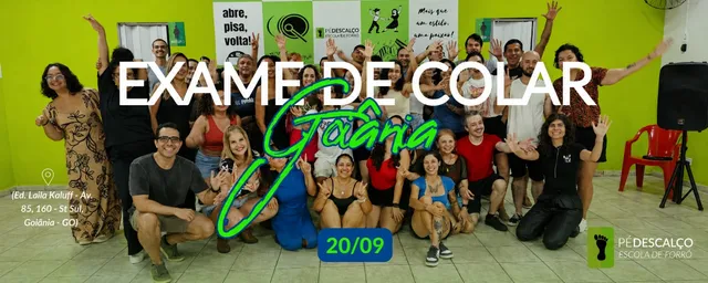 [Goiânia] - Exame de colar - Setembro/2026