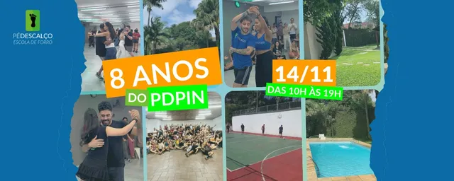 🥳🎉 Festa de 8 anos do PDPin 🎉🥳
