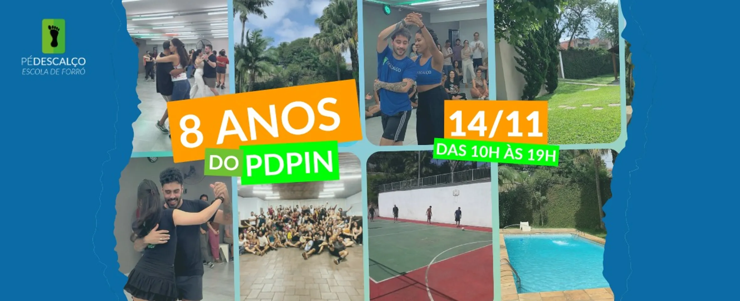 🥳🎉 Festa de 8 anos do PDPin 🎉🥳